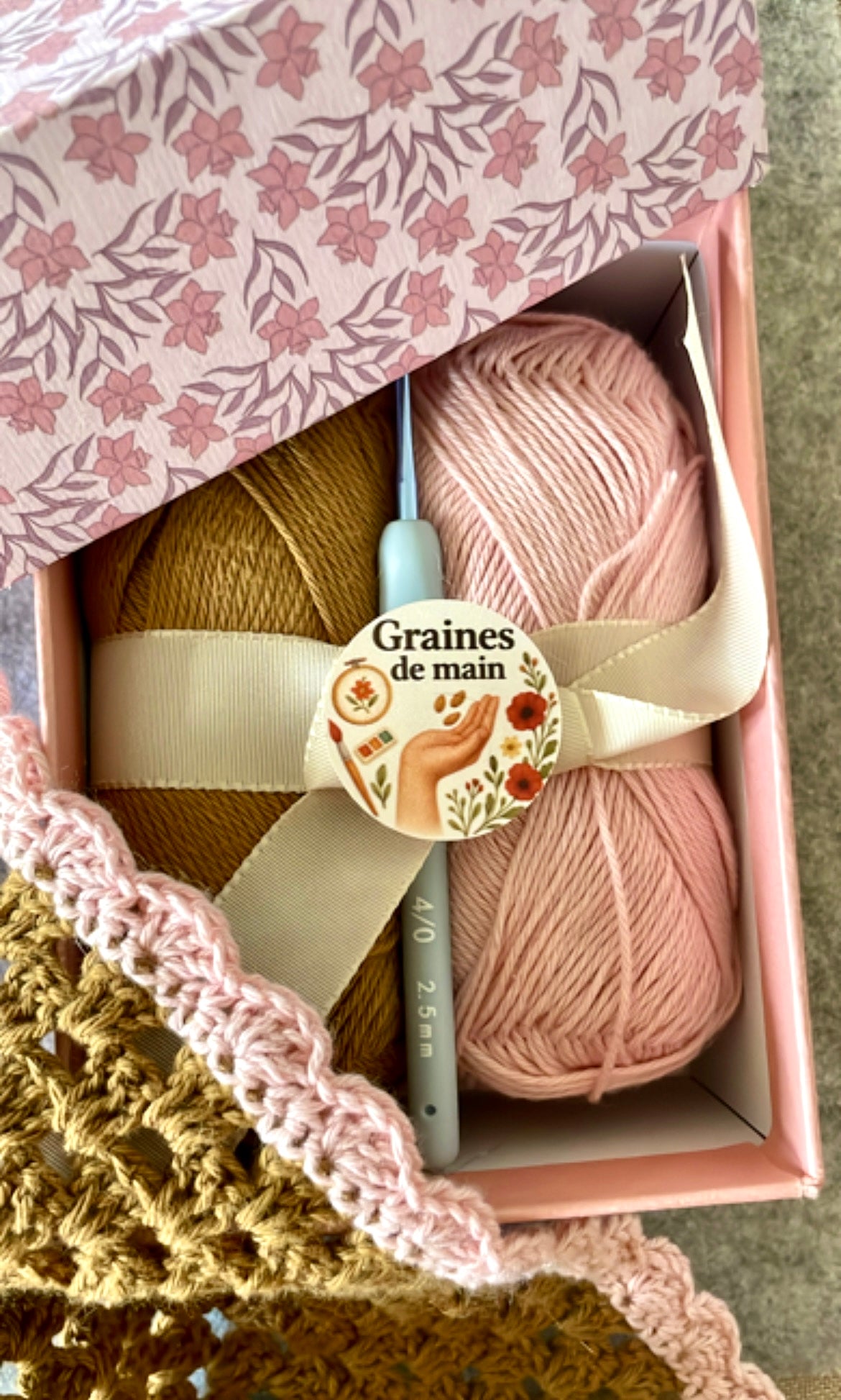 Kit crochet bandana débutant