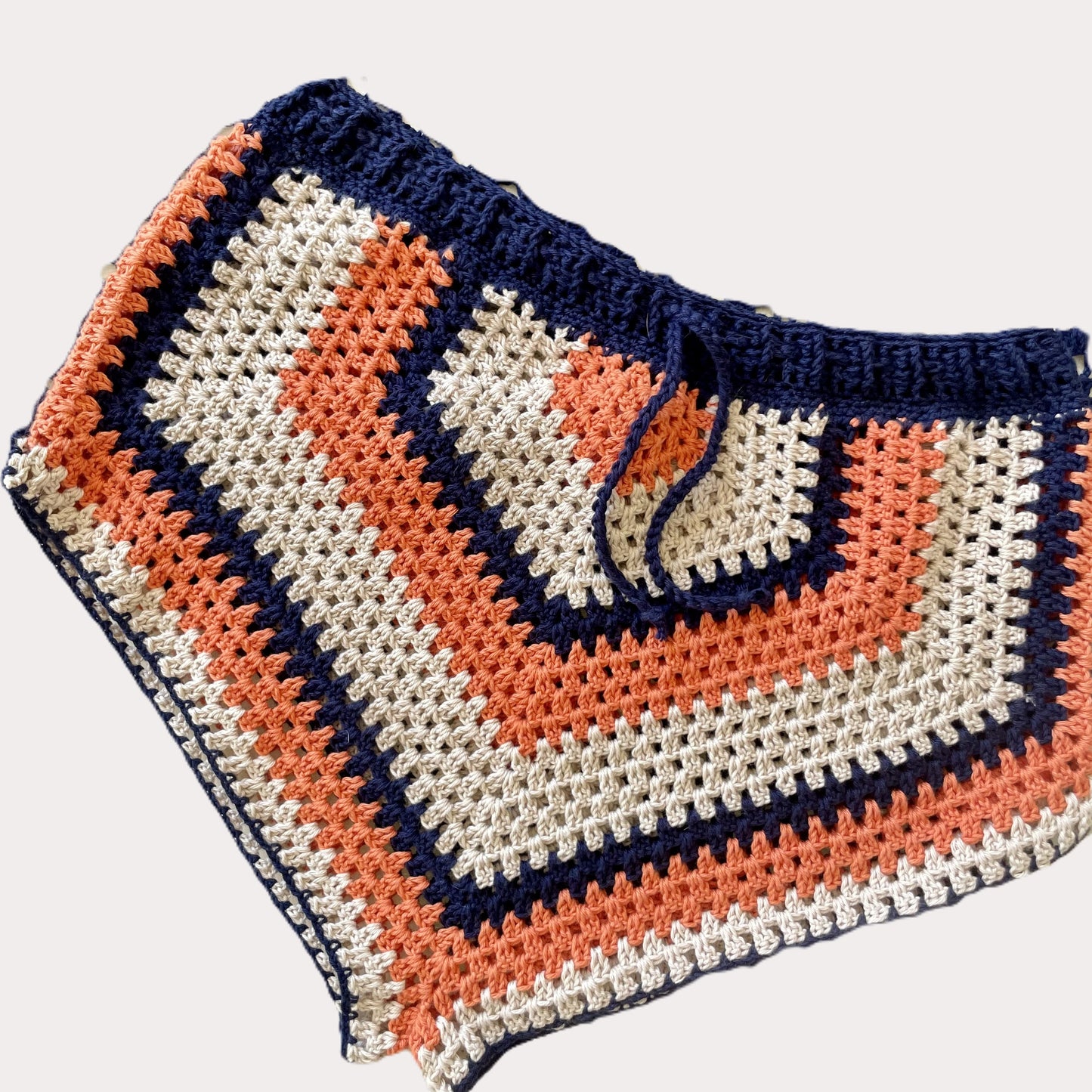 Patron short crochet granny square bohème (PDF)