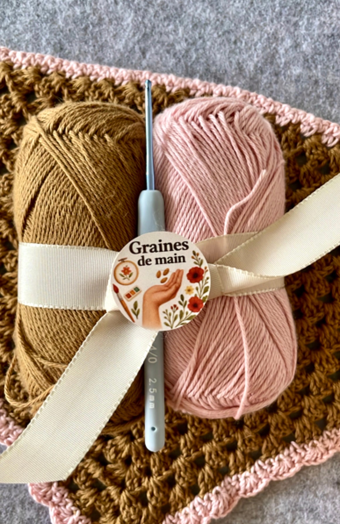 Kit crochet bandana débutant